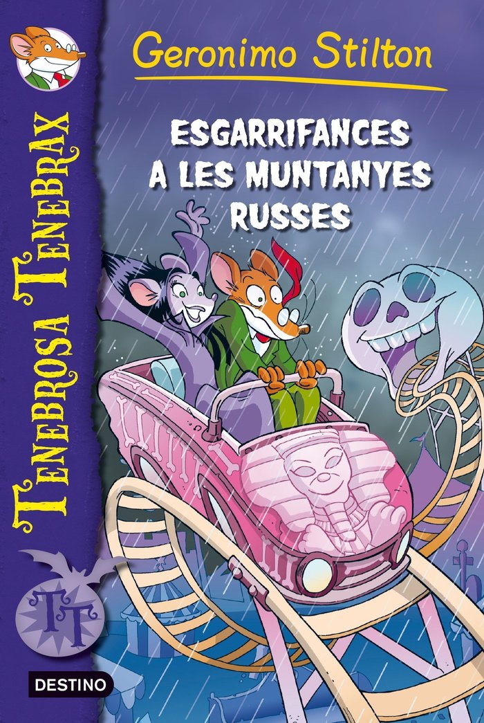 7. Esgarrifances a les muntanyes russes, de Stilton | portada del libro