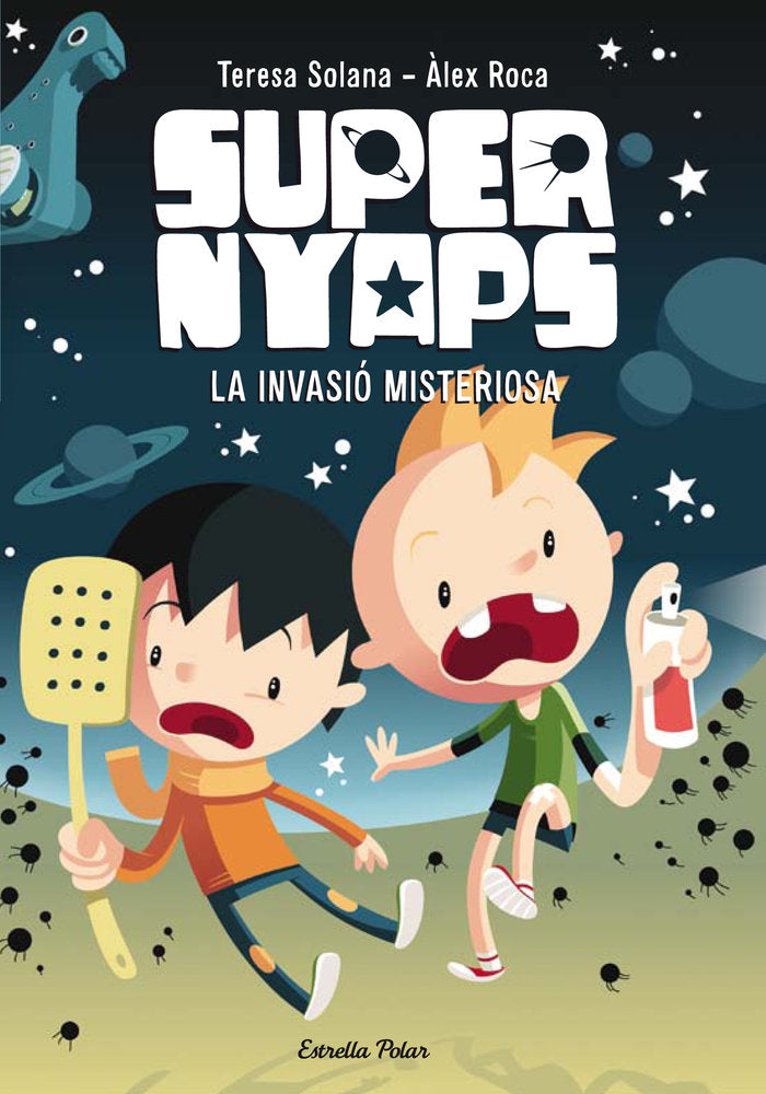 Supernyaps 1. La invasió misteriosa, de Solana | portada del libro