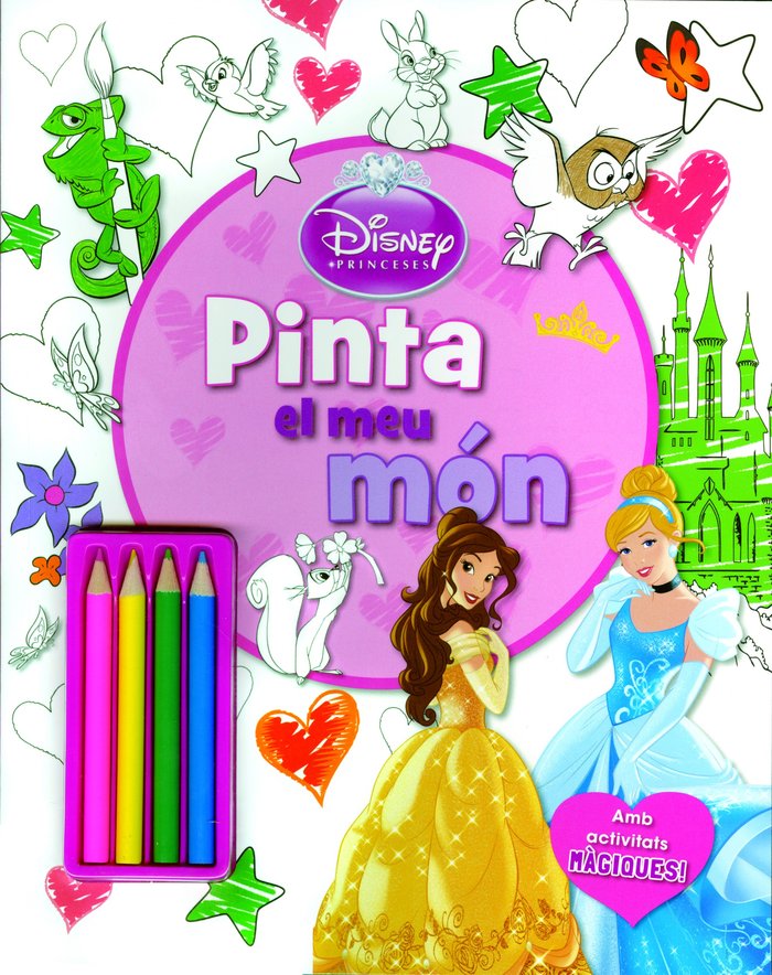 Princeses. Pinta el meu món, de Autors, Diversos | portada del libro