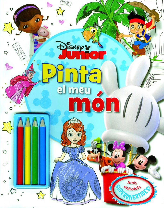 Disney Junior. Pinta el meu món, de Autors | portada del libro