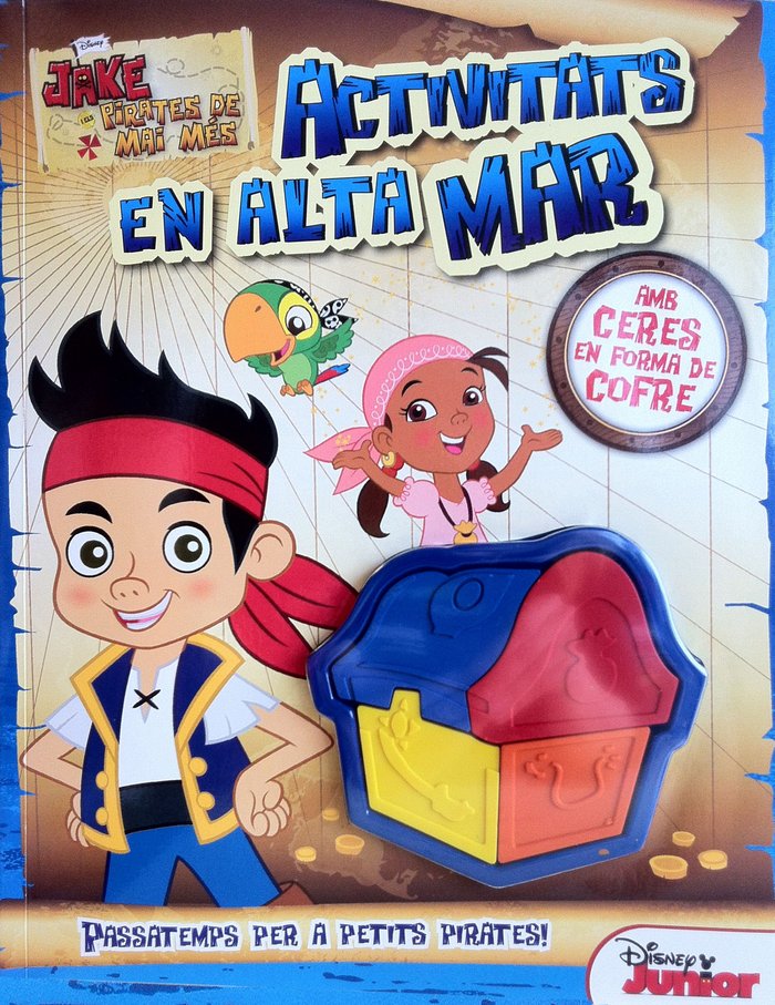 JAKE I ELS PIRATES. ACTIVITATS EN ALTA MAR, de DISNEY | portada del libro
