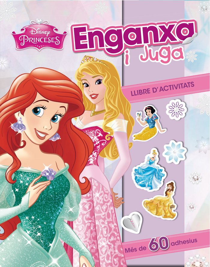 Princeses. Enganxa i juga, de Disney | portada del libro