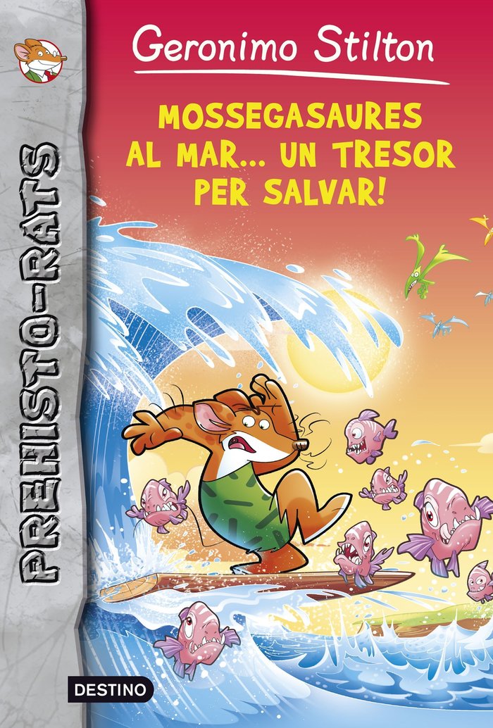 Mossegasaures al mar... un tresor per salvar!, de Stilton, Geronimo | portada del libro