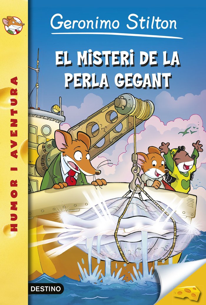 El misteri de la perla gegant, de Stilton | portada del libro