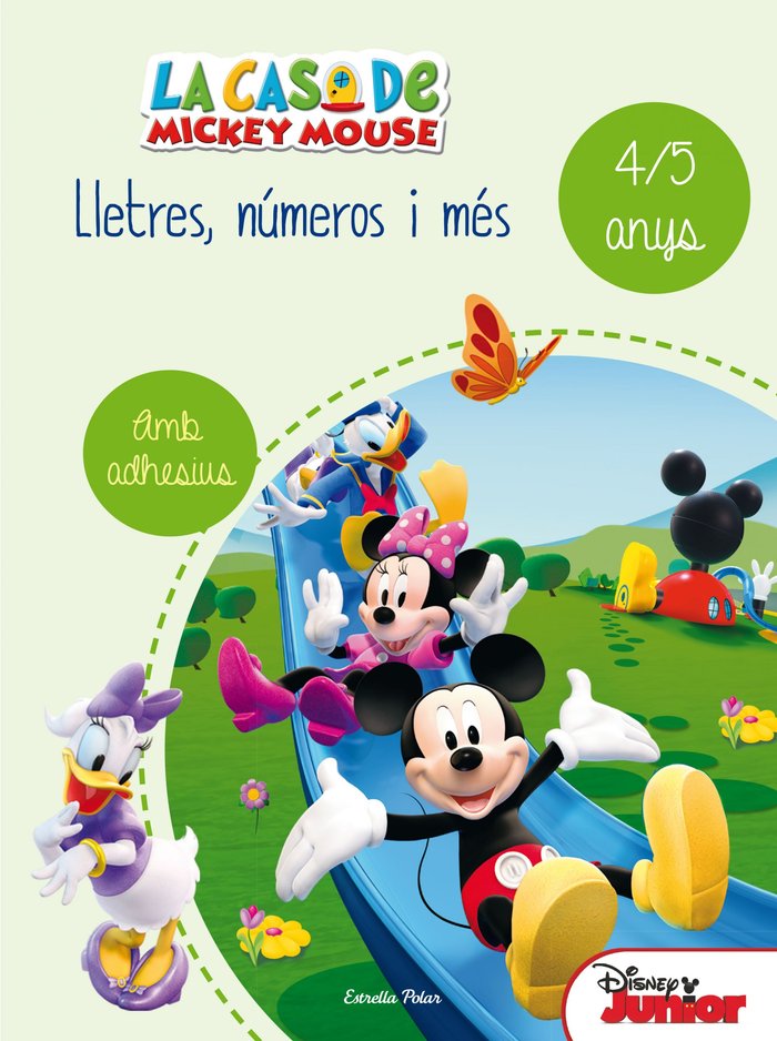 La casa de Mickey Mouse. Lletres, números i més 4/5, de Disney | portada del libro