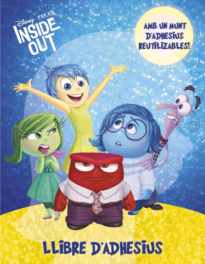 Inside Out. Llibre d'adhesius, de Disney | portada del libro
