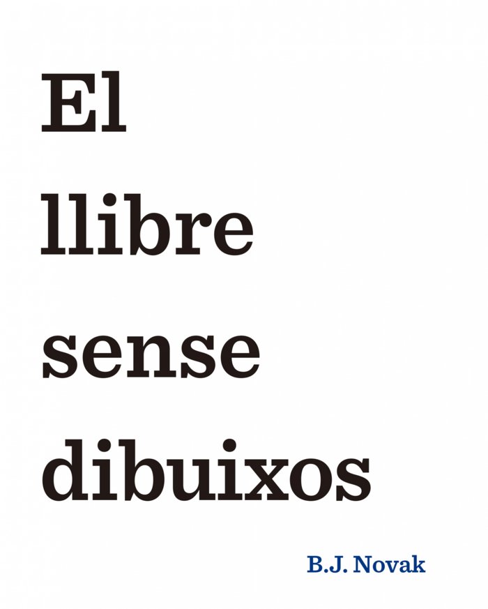 El llibre sense dibuixos, de Novak | portada del libro