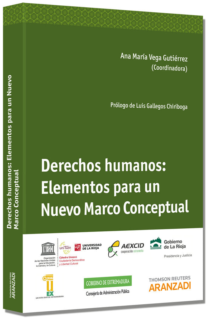 Derechos humanos: elementos para un nuevo marco conceptual, de Vega Gutiérrez, Ana Mª | portada del libro