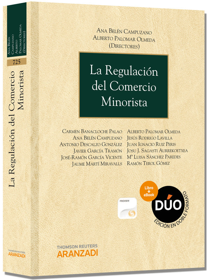 La regulación del Comercio Minorista (Papel + e-book), de Campuzano Laguillo, Ana Belén | portada del libro