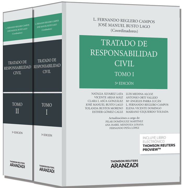 Tratado de Responsabilidad Civil (Tomo I) (Papel + e-book), de Álvarez Lata, Natalia | portada del libro