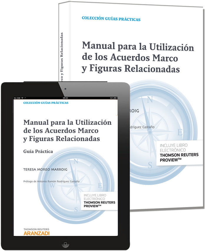Manual para la utilización de los acuerdos marco y figuras relacionadas (Papel + e-book), de Moreo Marroig, Teresa | portada 