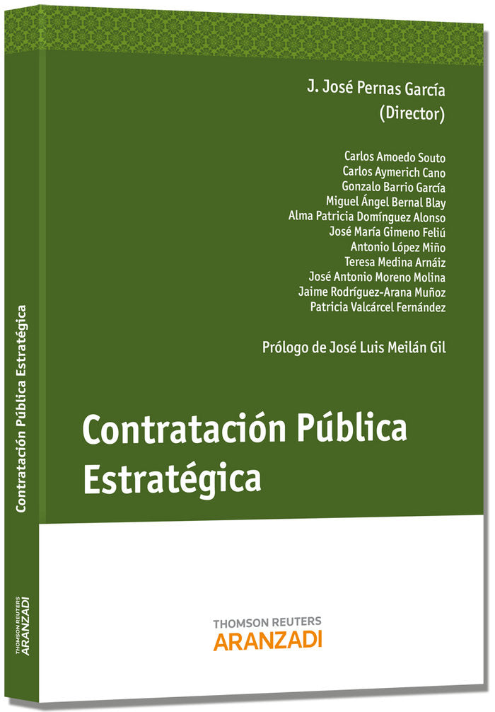 Contratación Pública Estratégica, de Pernas García , José | portada del libro