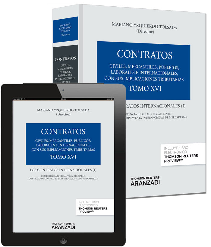 Tomo XVI. Los contratos internacionales I (Papel + e-book), de Calvo Caravaca, Alfonso Luis | portada del libro