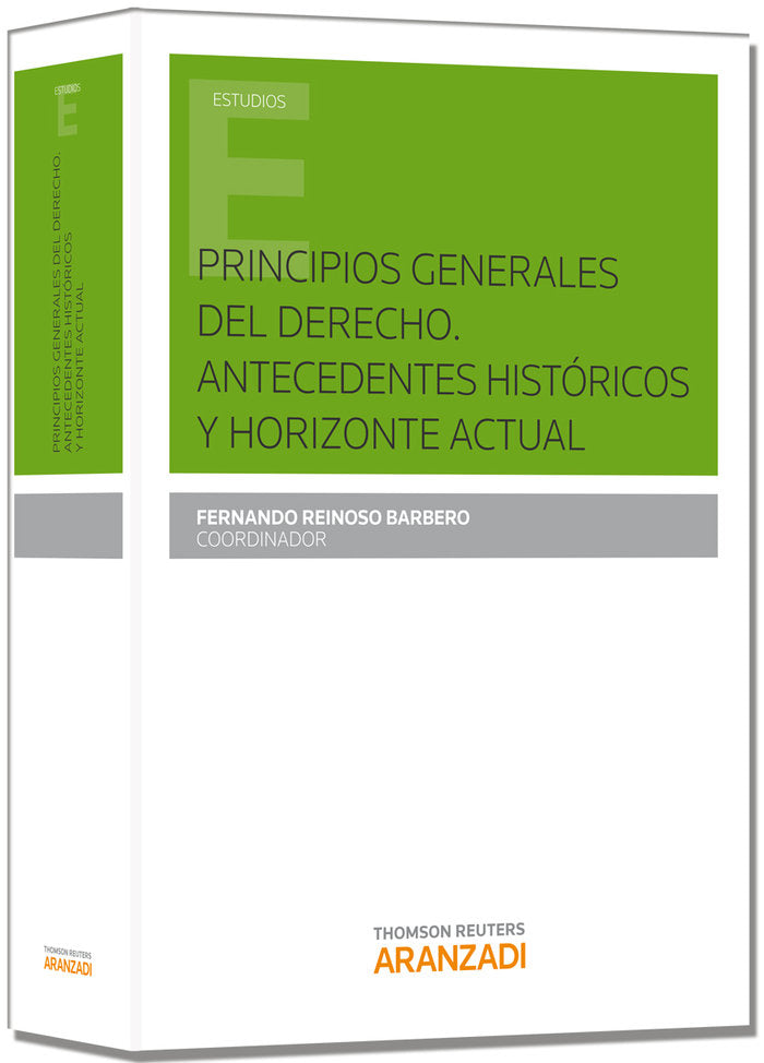 Principios generales del derecho, de Reinoso Barbero, Fernando | portada del libro