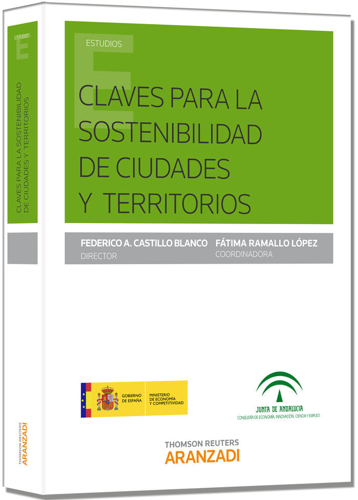Claves para la sostenibilidad de ciudades y territorios, de Castillo Blanco, Federico A. | portada del libro