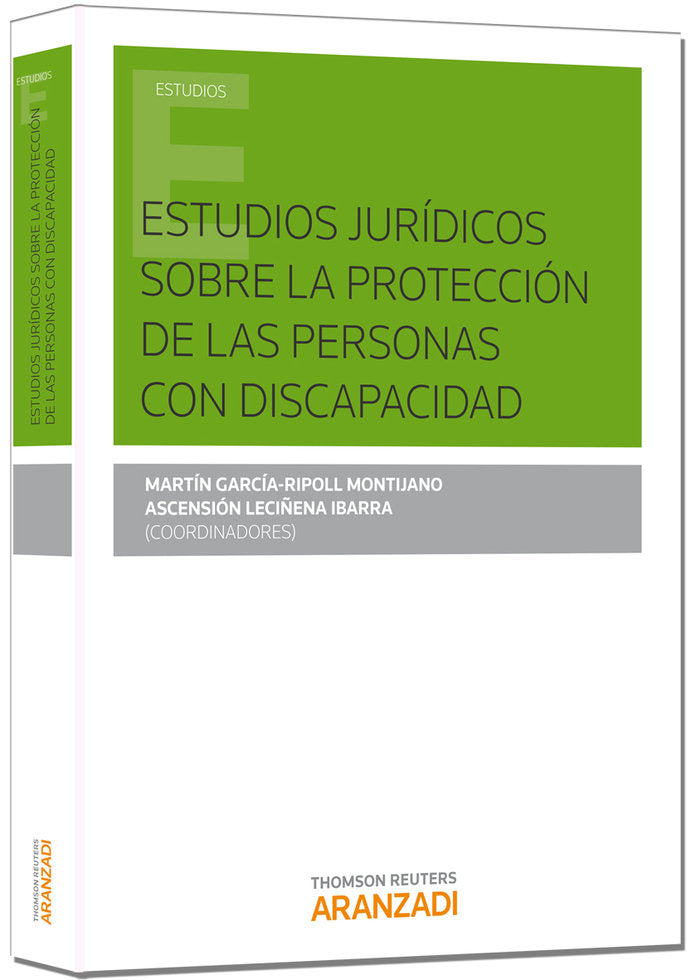 Estudios jurídicos sobre la protección de las personas con discapacidad, de García-Ripoll, Martín | portada del libro