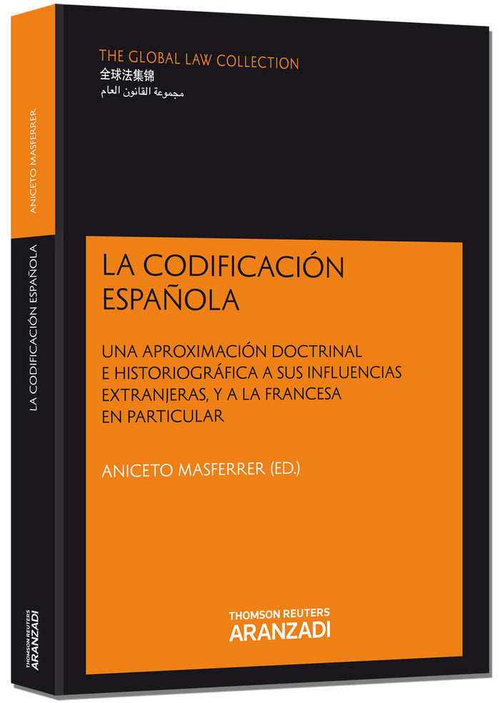 La codificación española, de Masferrer, Aniceto | portada del libro