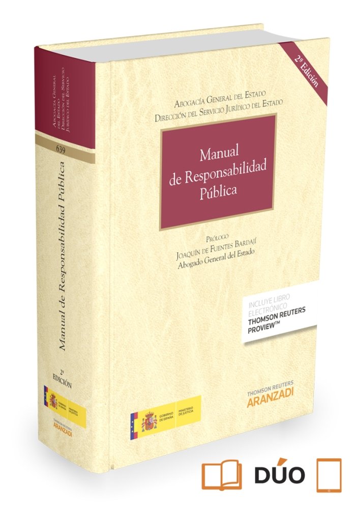 Manual de responsabilidad pública (Papel + e-book), de Dirección del Servicio Jurídico del Estado, Abogacía General del Estad