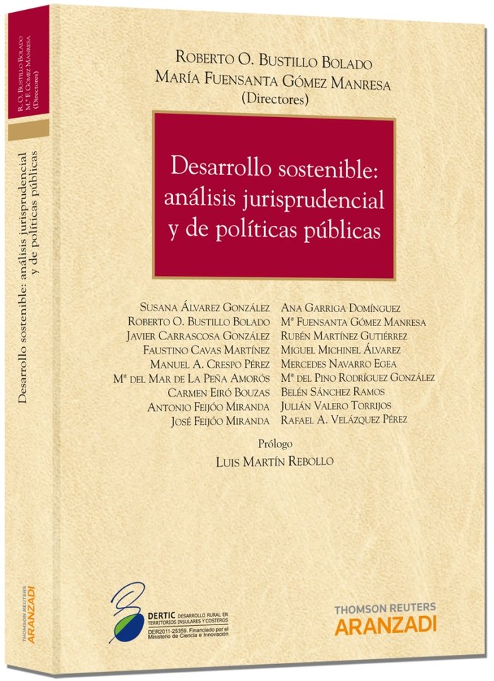 Desarrollo sostenible. Análisis jurisprudencial y de políticas públicas, de Bustillo Bolado, Roberto O. | portada del libro