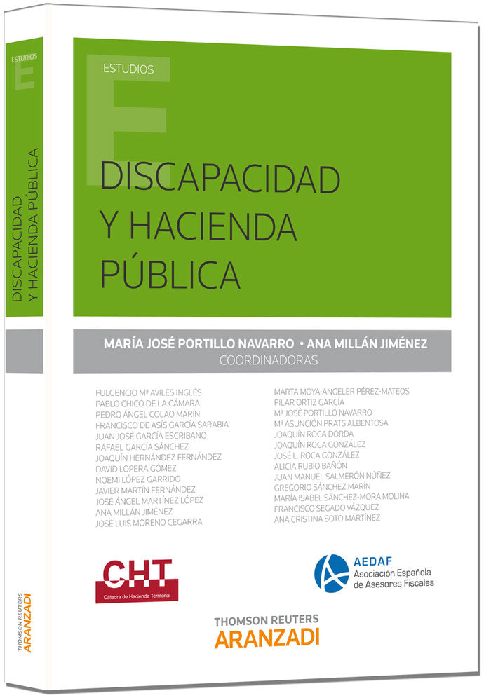 Discapacidad y Hacienda Pública, de Millán Jiménez, Ana | portada del libro