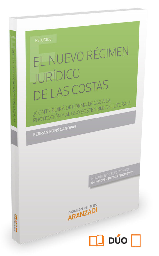 El nuevo régimen jurídico de las costas (Papel + e-book), de Pons Cánovas, Ferrán | portada del libro