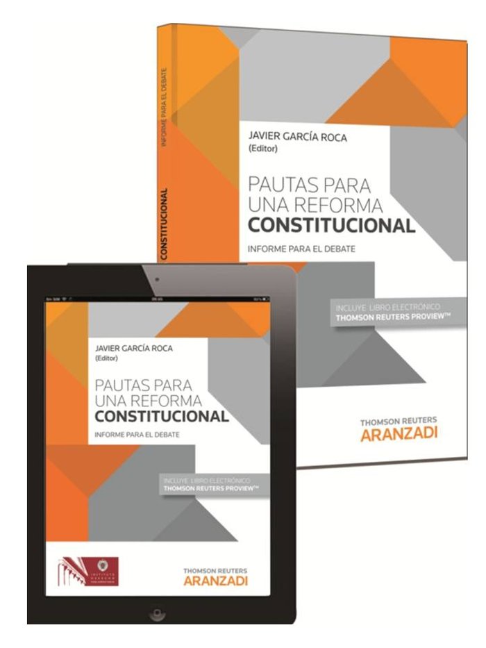 Pautas para una reforma constitucional (Papel + e-book), de García Roca, Javier | portada del libro