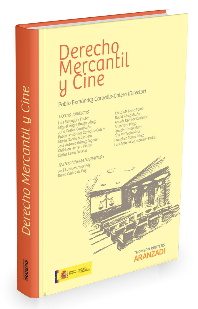 Derecho mercantil y cine, de Carballo-Calero, Pablo Fernández | portada del libro