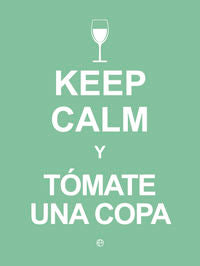 Keep Calm y tómate una copa | portada del libro