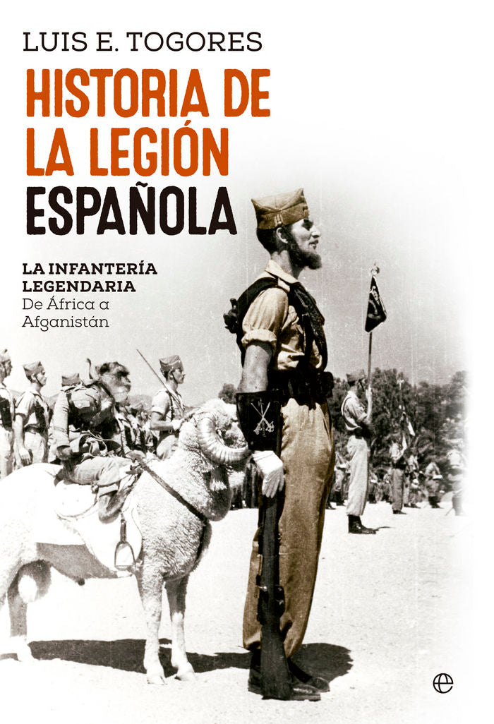 Historia de La Legión española, de Togores Sánchez, Luis Eugenio. | portada del libro