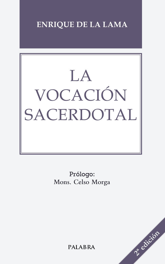 La vocación sacerdotal, de Lama Cereceda, Enrique de la | portada del libro