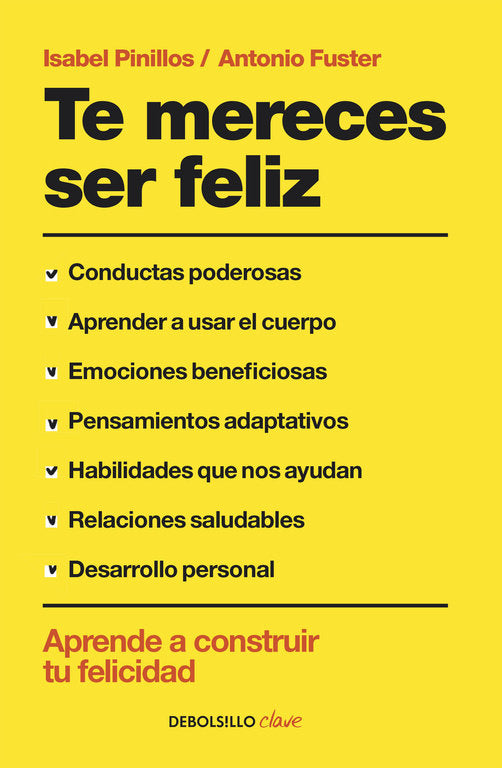 Te mereces ser feliz, de Pinillos, Isabel | portada del libro