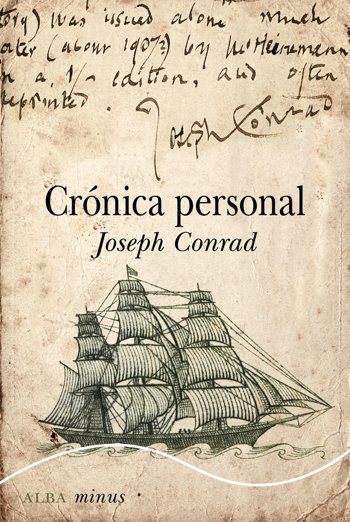 Crónica personal, de Conrad, Joseph | portada del libro