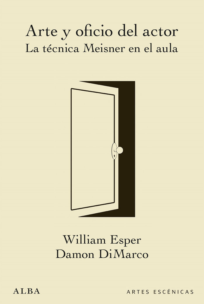 Arte y oficio del actor, de Esper | portada del libro