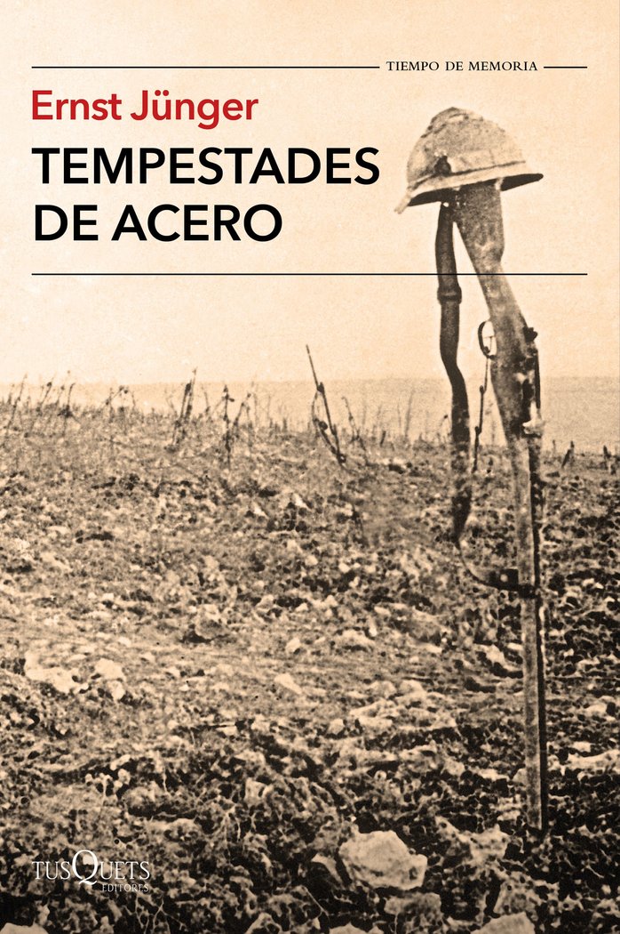 Tempestades de acero, de Jünger, Ernst | portada del libro