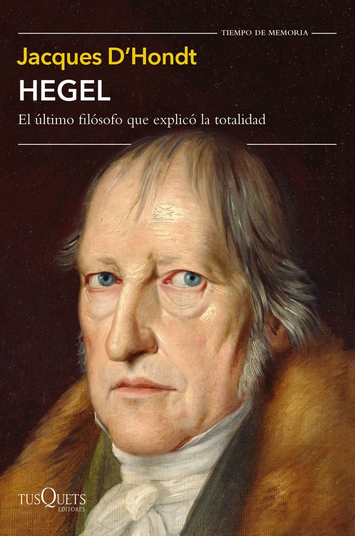 Hegel, de D'Hondt, Jacques | portada del libro