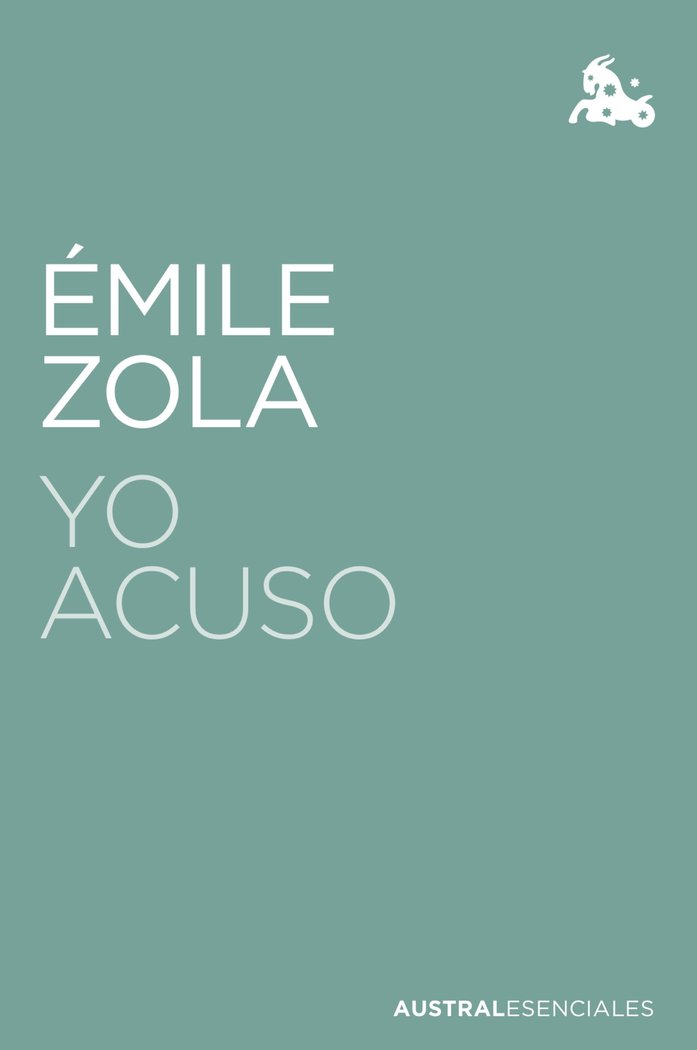 Yo acuso, de Zola | portada del libro