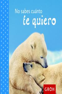 No sabes cuánto te quiero, de Groh | portada del libro