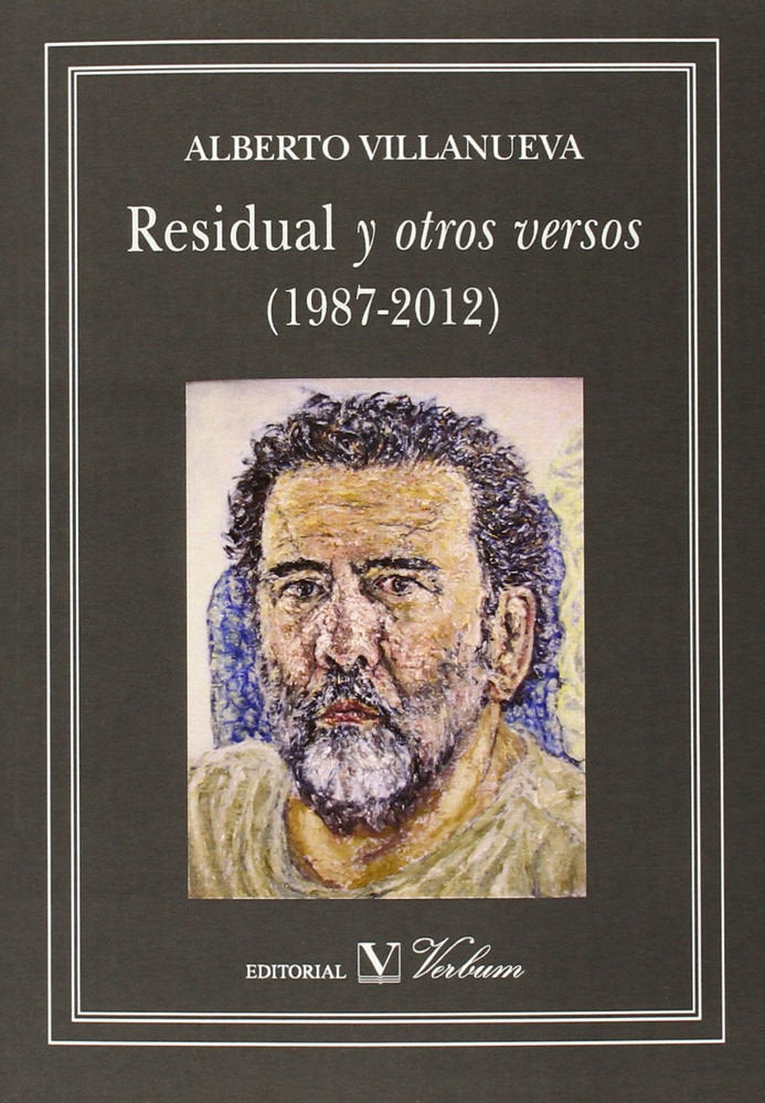 Residual y otros versos, de ALBERTO VILLANUEVA | portada del libro