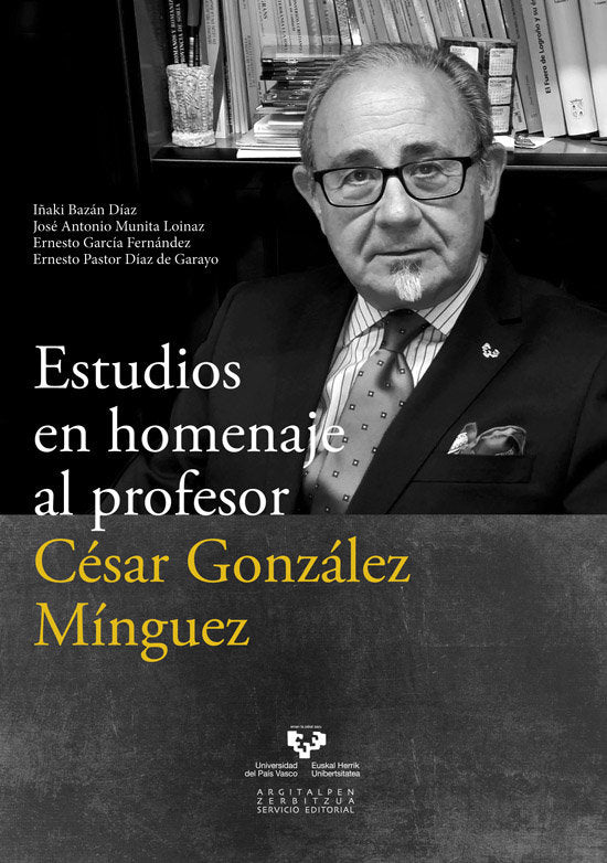 Estudios en homenaje al profesor César González Mínguez, de Bazán Díaz, Iñaki | portada del libro