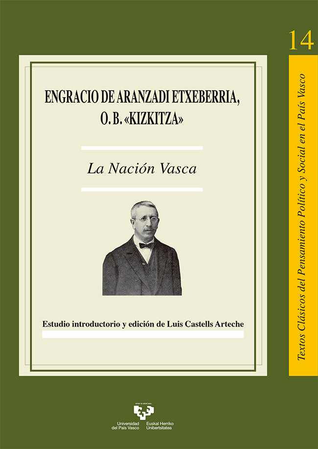 La nación vasca, de de Aranzadi Etxeberria "Kizkitza", Engracio | portada del libro