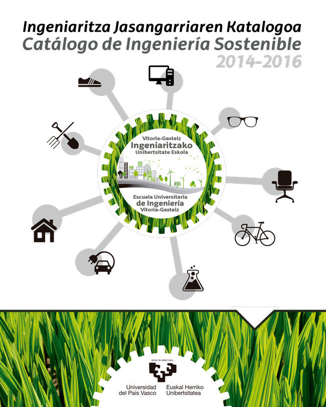 Ingeniaritza jasangarriaren katalogoa û Catálogo de ingeniería sostenible 2014-2016. Vitoria-Gasteiz, de Varios autores | por