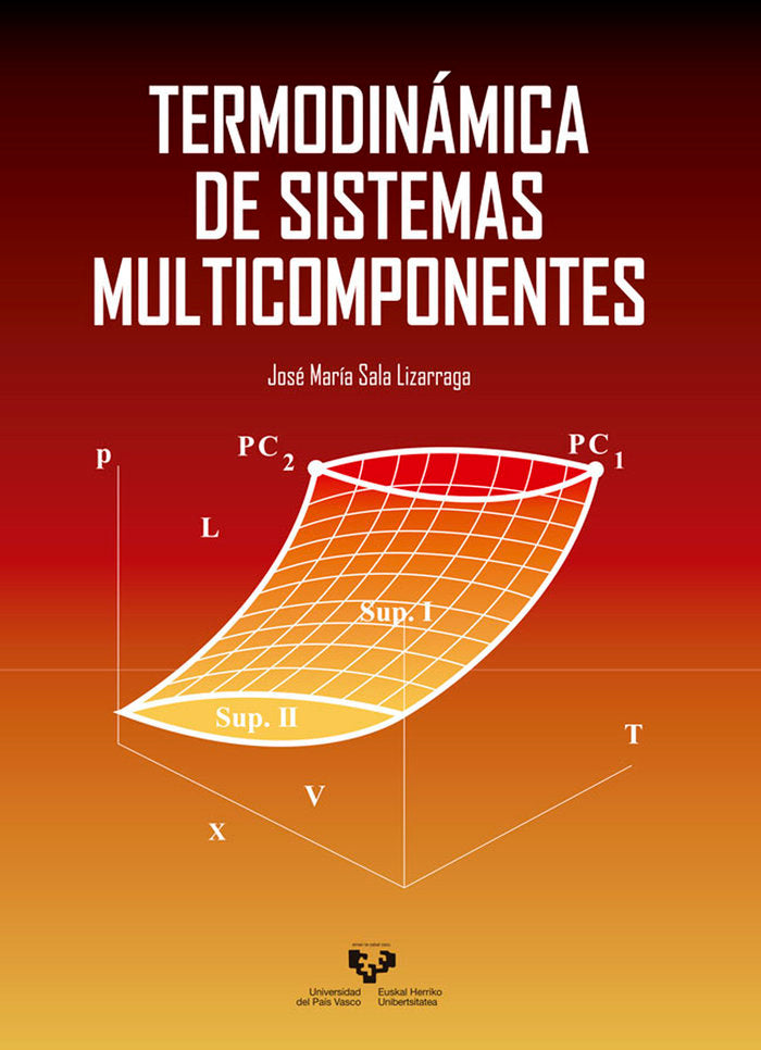 Termodinámica de sistemas multicomponentes, de Sala Lizarraga, José Mª | portada del libro