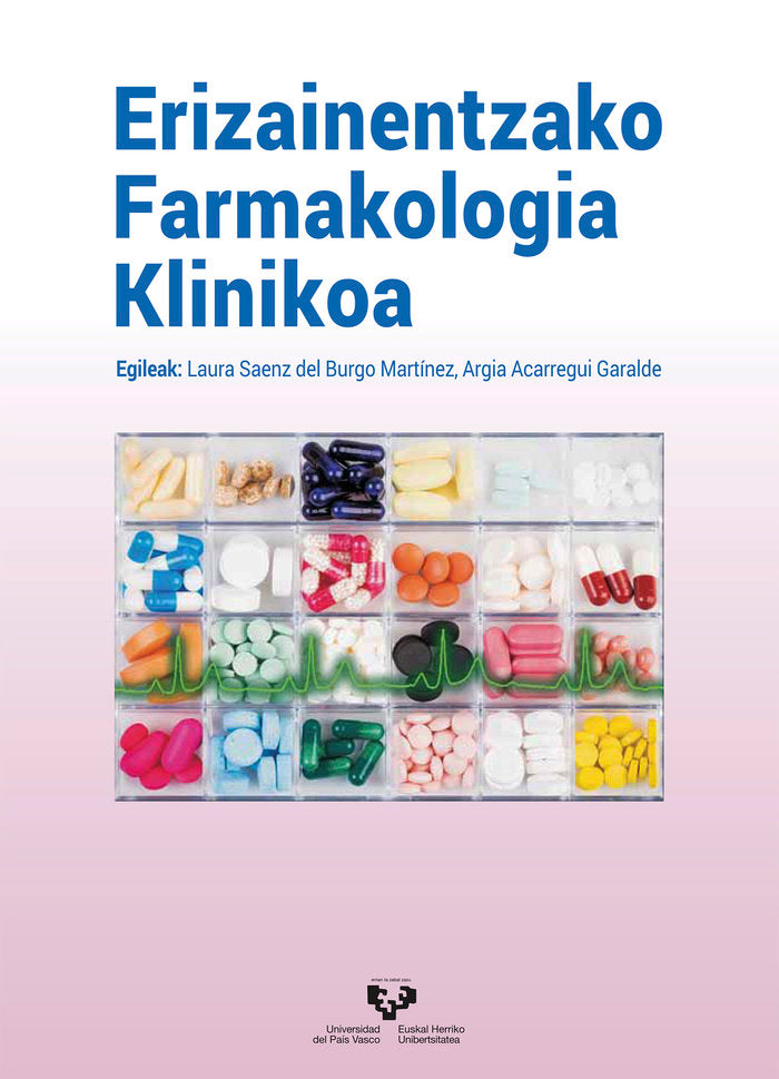 Erizainentzako farmakologia klinikoa, de Sáenz del Burgo Martínez, Laura | portada del libro