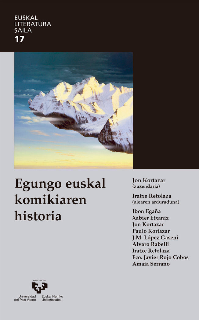 Egungo euskal komikiaren historia, de KORTAZAR URIARTE, JON (ZUZ.) | portada del libro