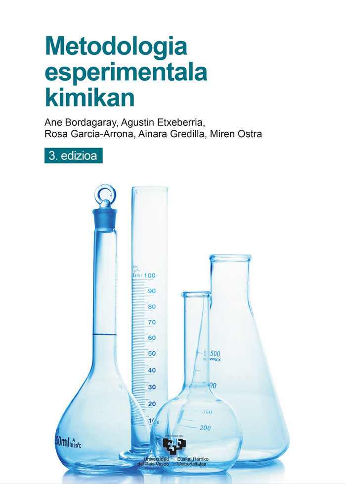 Metodologia esperimentala kimikan, de BORDAGARAY EIZAGUIRRE, ANE | portada del libro