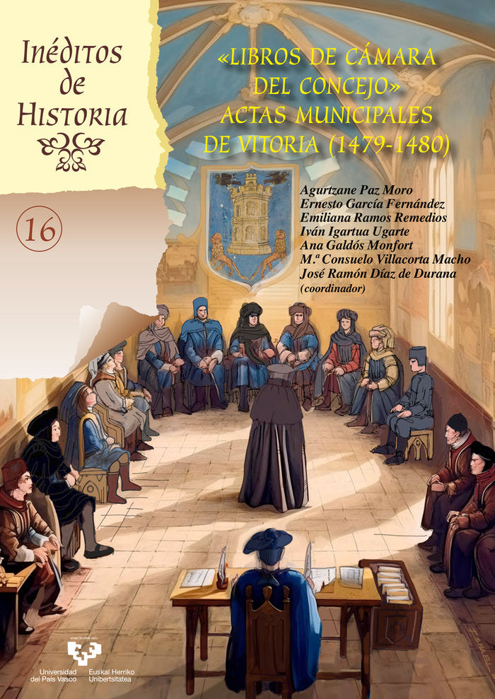 LIBROS DE CAMARA DEL CONCEJO ACTAS MUNICIPALES DE VITORIA, de PAZ MORO, AGURTZANE | portada del libro