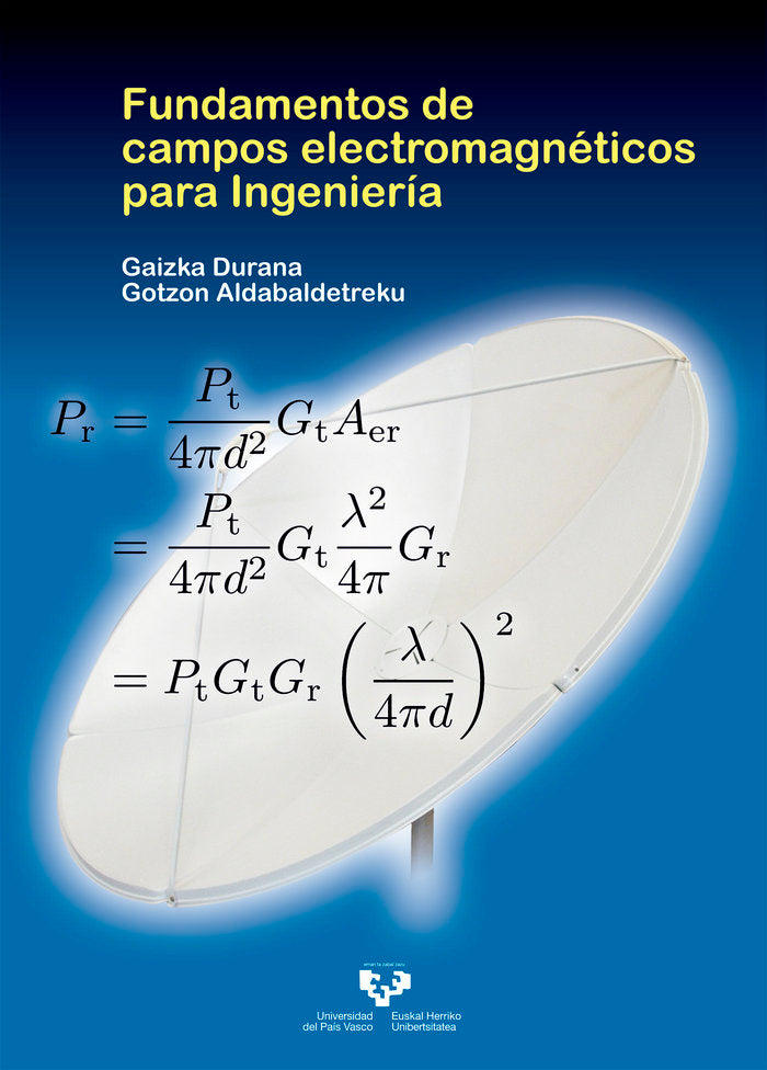 Fundamentos de campos electromagnéticos para Ingeniería, de Durana Apaolaza, Gaizka | portada del libro