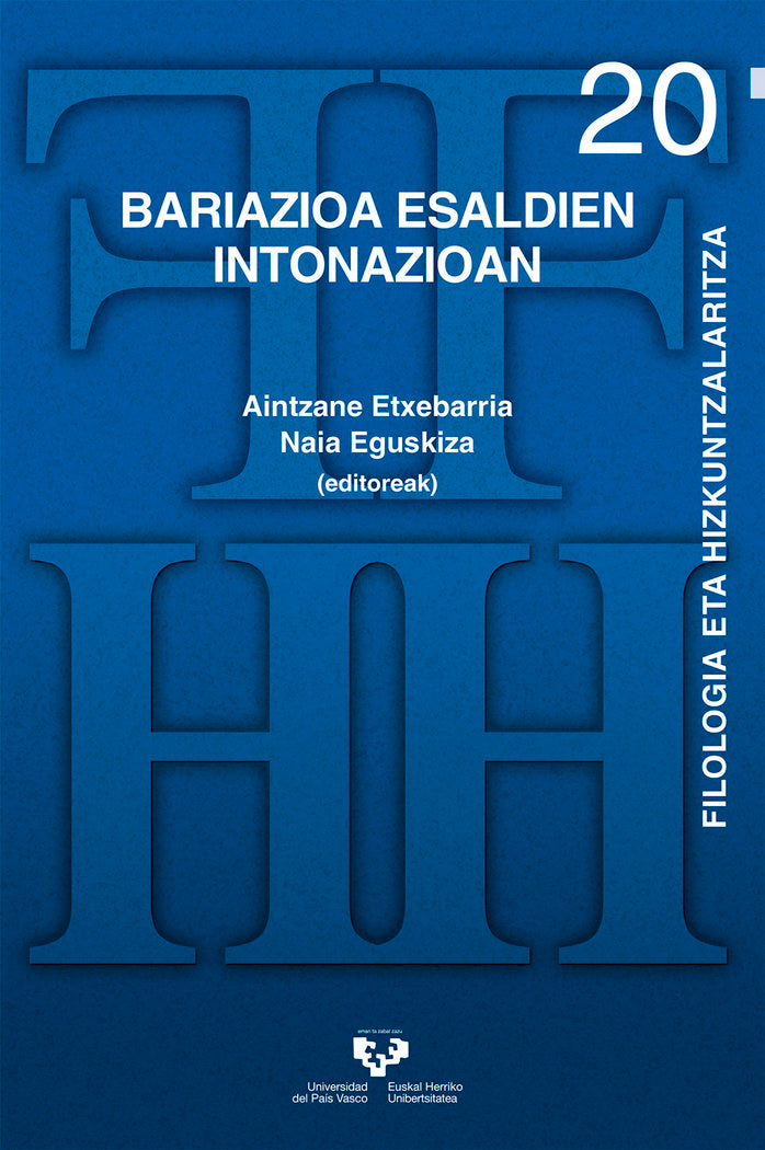 Bariazioa esaldien intonazioan, de ETXEBARRIA LEJARRETA, AINTZANE | portada del libro