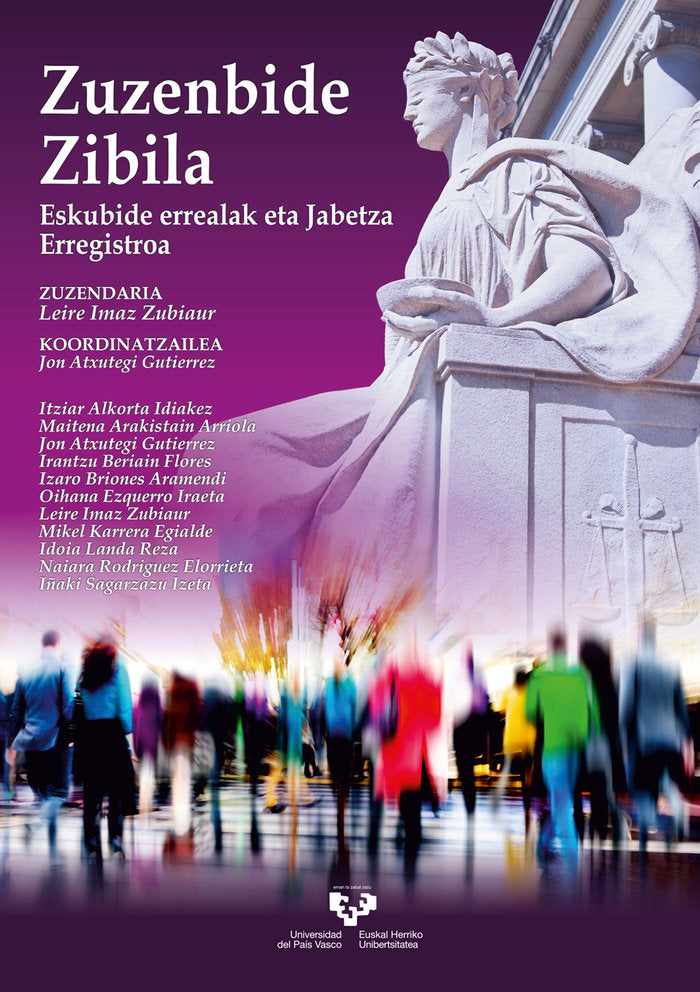 Zuzenbide zibila. Eskubide errealak eta Jabetza Erregistroa, de IMAZ ZUBIAUR, LEIRE | portada del libro