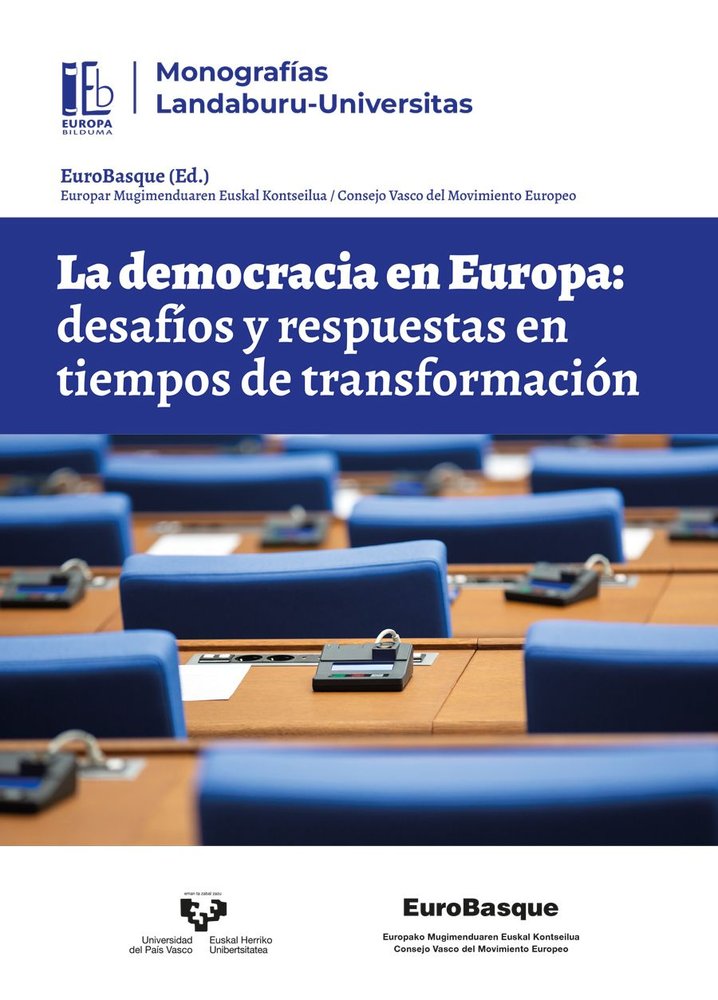 LA DEMOCRACIA EN EUROPA: DESAFIOS Y RESPUESTAS EN TIEMPOS DE TRANSFORMACION, de AA,VV | portada del libro